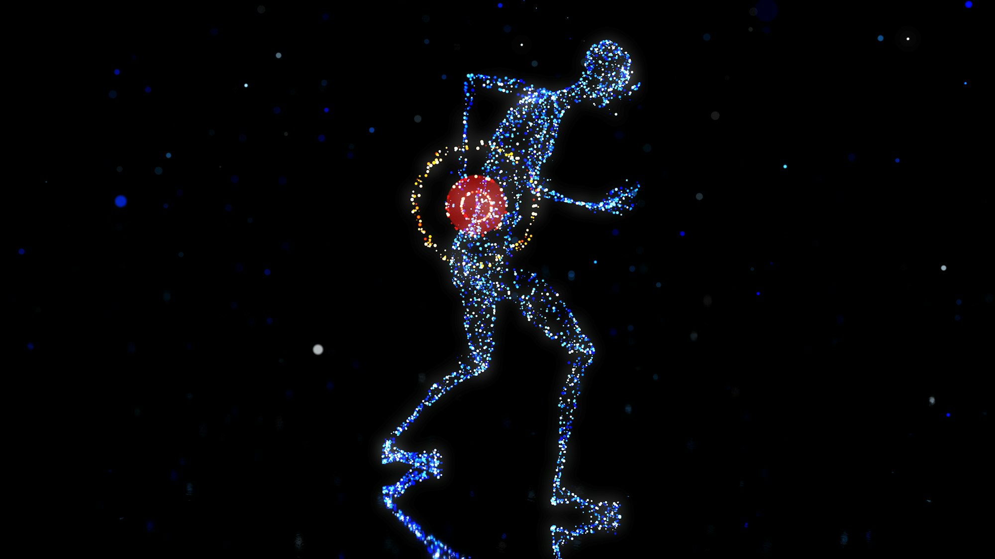 Person holding their lower back and hip, showing pain that radiates down the leg